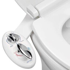 Luxe Bidet Neo 320 Self-Cleaning Dual Nozzle Bidet Attachment With Hot & Cold Wa